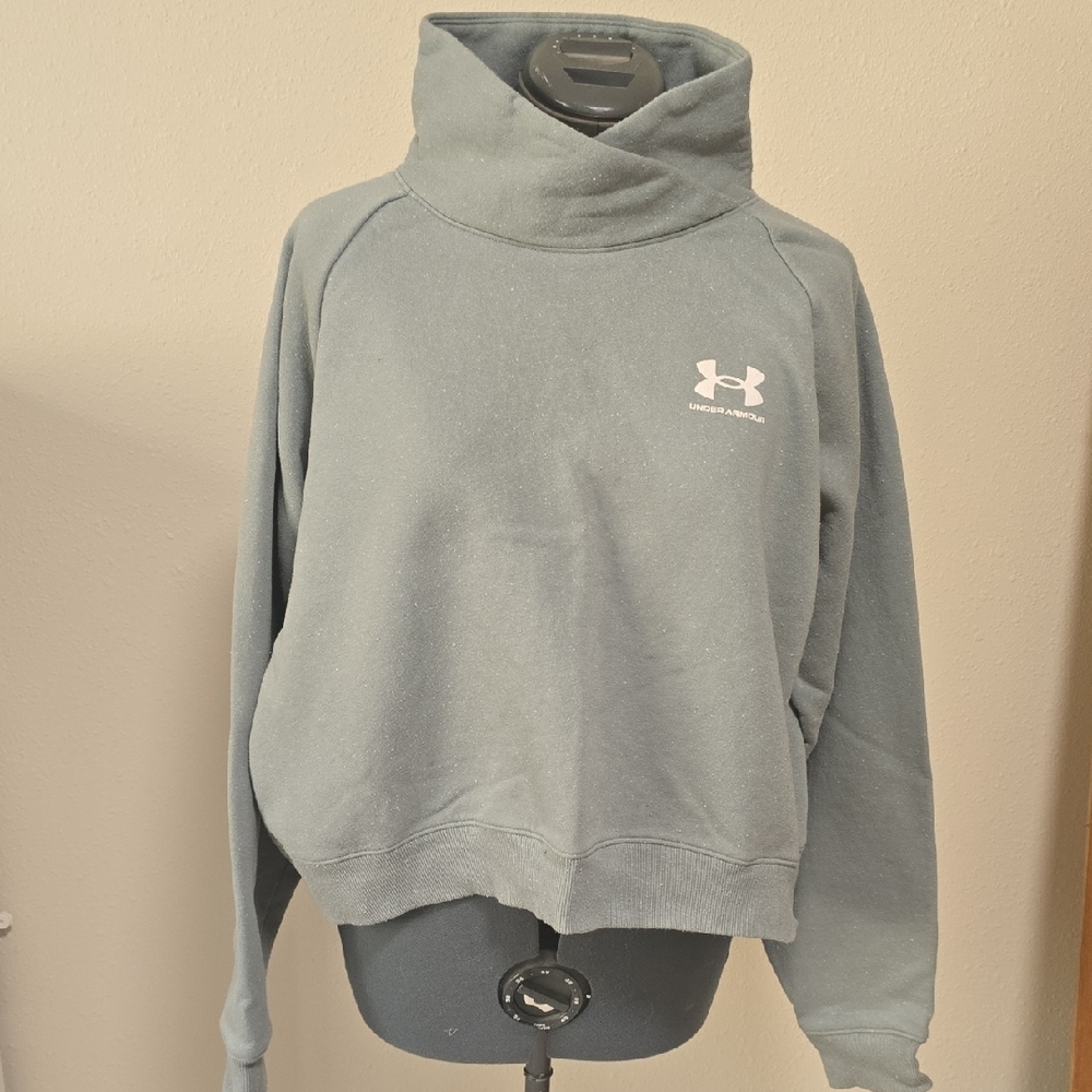 Under Armour Women's Gray Cowl Neck Hoodie